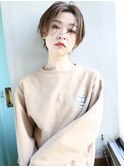 天神【BIRTH】センターパート×大人パーマ束感ショート