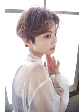 アール 北千住店(ar) 前髪なしくびれショート/20代30代40代/ハンサムショート 北千住