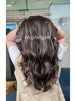 ラフ(LAFF)&nbsp;#バレイヤージュ#グレージュカラー#ボブウルフ#ココアベージュ