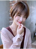 30代40代50代◎大人ナチュラルレイヤーショートボブ 表参道 橋本