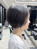 30代40代50代ショートカットショートヘア。ショートボブ前髪長め