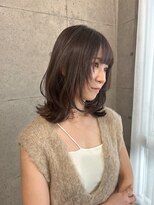 カシェル(cashel)&nbsp;ミディアムレイヤーとラベンダーブラウン