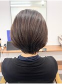 白髪染め/髪質改善/中野/ボブショート ビフォアー&アフター