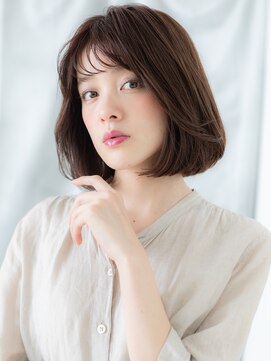 ドクターズ サロン ラブ(Dr's Salon LAB) 内巻きニュアンスカラー前下がり髪質改善ボブl古河20代30代40代