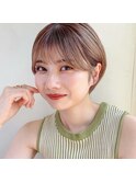 小顔ショート/マッシュショート/似合わせカット/ショートヘア