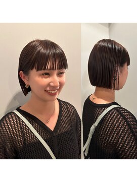 ガーランド (Garland) 切りっぱなしボブ/顔周りレイヤー/前髪/原宿神宮前