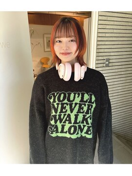 ローウェ 立川(Louwe) 立川/髪質改善/インナーカラー/ブリーチ/ショート._.