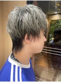 宮崎／メンズカット／ウルフカット／束感