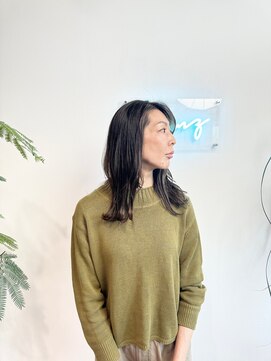 グランツ(GLANZ) グレージュハイライトレイヤーボブ