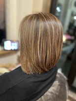 スノードロップ(SNOW DROP)&nbsp;40代50代ボブ×アッシュカラー白髪ぼかし！メッシュを！