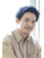 にもう  スパイキーショート　ブルーブラック　パンク　3