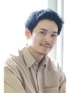 にもう スパイキーショート　ブルーブラック　パンク　3