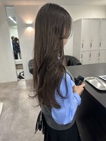 グランドライン(GRAND LINE)&nbsp;アッシュ　ロング　ブリーチなし　前髪あり