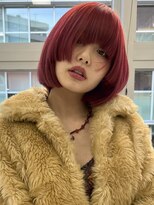 ウェイビーズ(WAVY'S) xブリーチ/イメチェン/ホワイトブロンド/外ハネボブ/美髪/