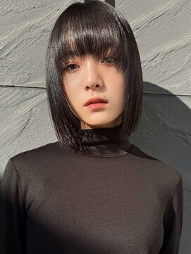 ミンクス 原宿店(MINX) 【MINX】くびれヘア+くすみベージュハイライトカラー_表参道