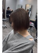 エミーバイモアムー(Emmie byMoremuu)&nbsp;【RYUKI】グレージュ　ボブ