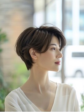 アイコニックナゴヤ(AIconic nagoya) 大人かわいい♪ひし形ハンサムショート