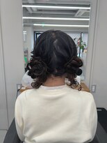 バルベストーキョー(BARBES TOKYO)&nbsp;ルーズなお団子崩しアレンジ【清板】