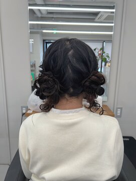 ルーズなお団子崩しアレンジ【清板】