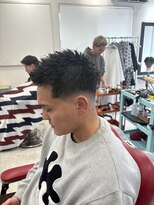 キューカンバー(CUCUMBER)&nbsp;ローフェード　スパイキー　メンズ