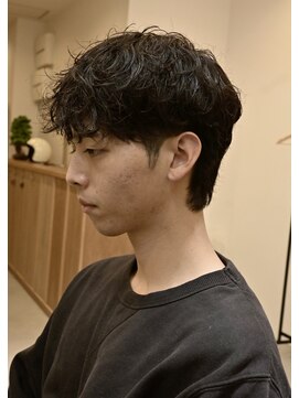 ブラウン バイ イフ 福島(BROWN by if) 癖毛を活かすシャドウパーマ