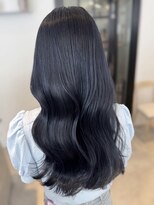 リアンバイアリュール(Lian by Allure) ネイビーブラックレイヤーカット韓国巻き