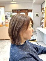 コロレ(COLORE) ベージュインナー×くびれレイヤーボブ
