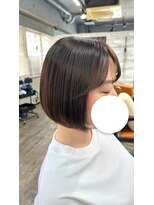 ジュノヘアーアンドアイラッシュ あざみ野(juno hair&eyelash)&nbsp;小顔見せ◎艶ボブ×サイドバング