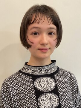 クラン エン バイ ヘッドライト 二子玉川店(clan en. by HEADLIGHT) ショートボブ/オン眉/前髪カット/ショートヘア/二子玉川