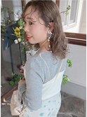 カット　ブリーチカラー　トリートメント