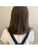 アンドワン 自由が丘(＆ONE)&nbsp;【&ONE 自由が丘】オリーブベージュ×外ハネミディアム
