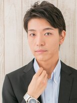 メンズヘア ビーセカンド 草加店(MENS HAIR B-2) アップバング爽やかリクルートスーツ暗髪ベリーショートa1草加