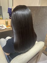 ブルーム ヘア デザイン ドゥーエ(bloom hair design due) 塚口 髪質改善カラー|暗髪でも透明感のある柔らかカラー