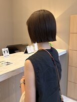 ユウヘアー 千代田橋店(U Hair) 切りっぱなしボブ×ブラウンカラー