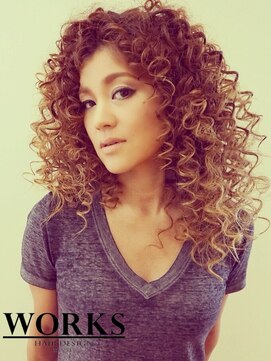 ワークス ヘアデザイン(WORKS HAIR DESIGN) 外国人風スパイラルパーマ