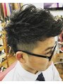 ヘア スタジオ クリブ 北千住(HAIR STUDIO CRIB) リーゼント風ツーブロック！