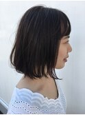前下がりボブスタイル