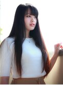 【BPJ'S宇城店】厚めバング　ナチュラルロング