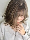 ゆるふわ愛されボブ★ハニーベージュ★ハイライト★イルミナ