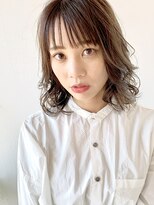 ダリー 発寒南店(Dali) ディープブルー/コバルトブルー◆鎖骨ミディアムデジタルパーマ