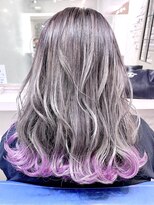 ウーロス(uros.)&nbsp;裾パープルカラー