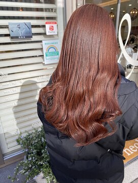 アコテアット ヘア(acote @) 【Neolive & 渋谷店】ピンクベージュカラー☆ロング