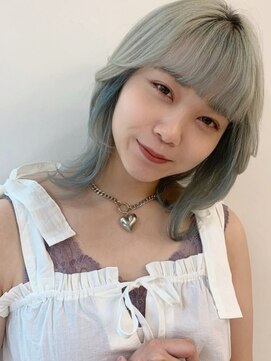 ベイルーム(BAYROOM by HONEY omotesando) 【BAYROOM】韓国風ドーリーウルフ×ミントグレージュr