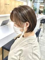 ステアケース 武蔵小杉店(stair:case)&nbsp;武蔵小杉丸みボブ　脱白髪染めローライトカラー20代30代40代