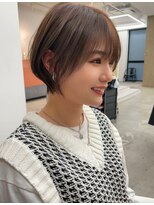 ノエ ナゴヤ(NOE NAGOYA)&nbsp;大人可愛い20代30代40代前下がりショートボブ丸みショート◎