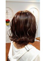 リコス(Ricos)&nbsp;外ハネボブ＆ピンクブラウン