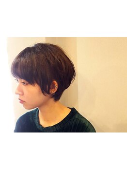 ショート・ボブに自信あり☆どこから見ても美シルエットに♪再現性が高く扱いやすいカットが好評！
