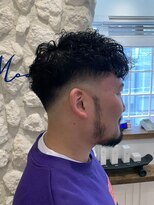 グロウ(grow) 【忙しい朝でも5分でスタイリング完結】フェードパーマスタイル