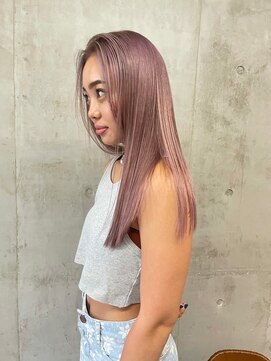 ソルトウォーター(SALT WATER) ピンクベージュ モードヘア