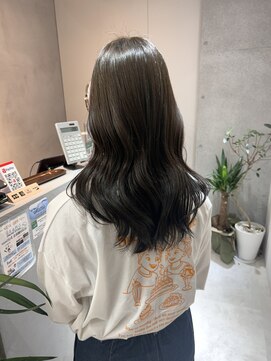 サンド 池袋(sand) 韓国風ヘア/ワンホンヘア/ベージュカラー/顔周りカット